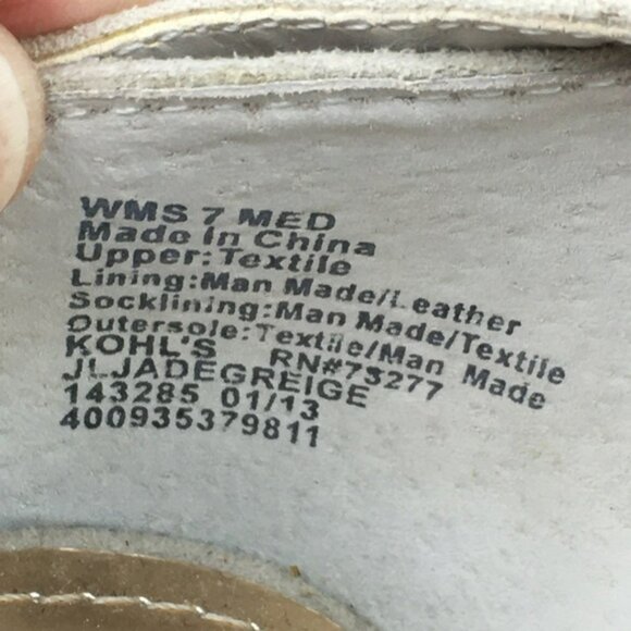 Jennifer Lopez Cream Gold Studded Platform High Heels Suede Women's Size 7M. - Picture 7 of 11